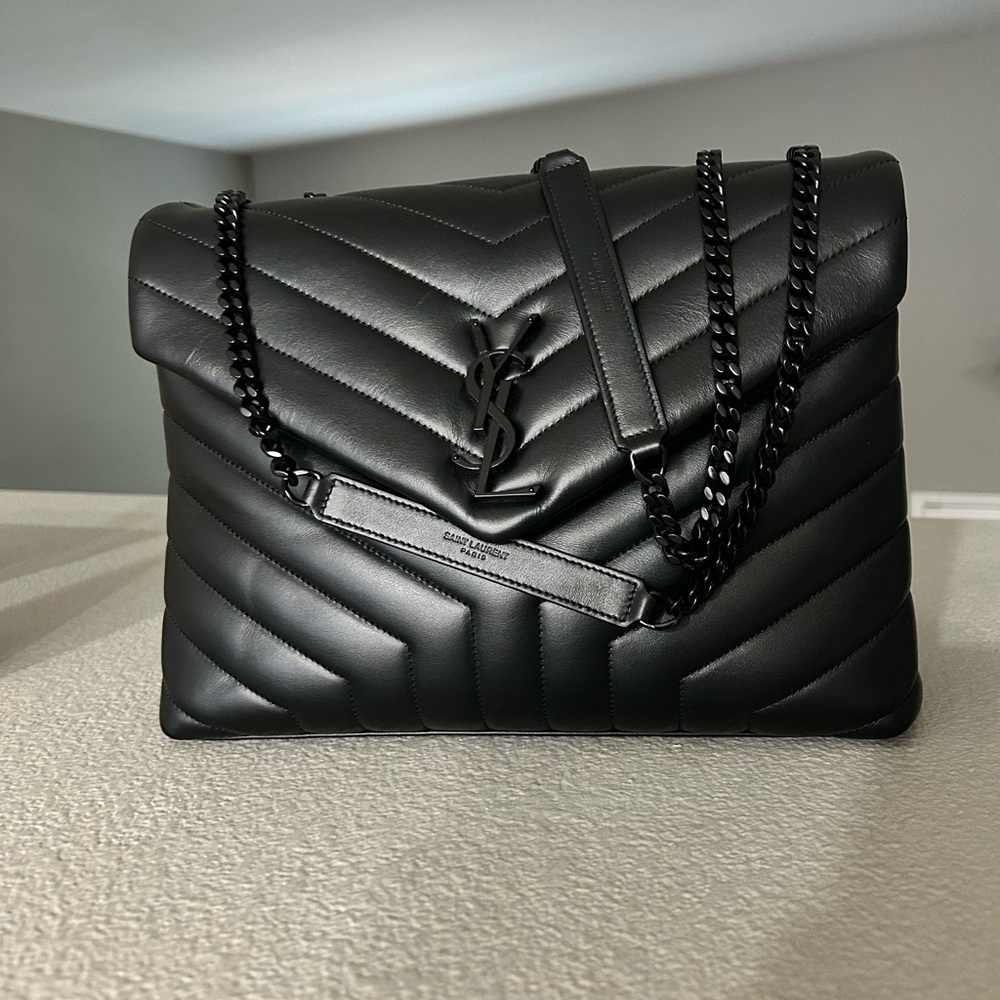 Saint Laurent Medium LouLou Matelassé Leather Shoulder Bag